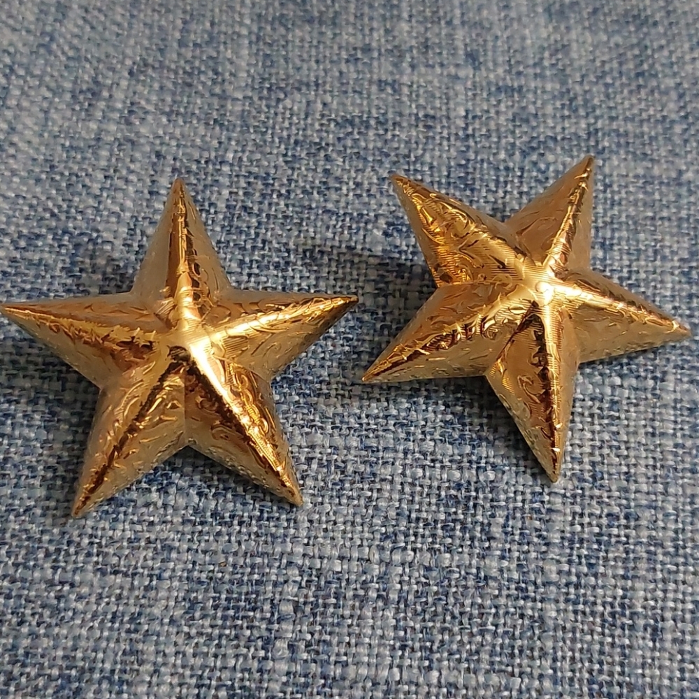 90's star earrings